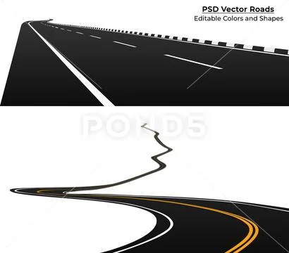 ZigZag Road PSD Template