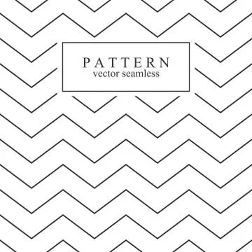 Zigzag seamless minimalistic pattern. イラスト素材