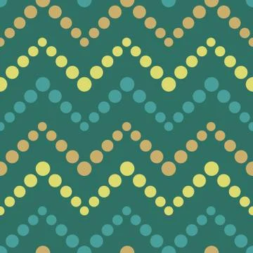 Zigzag seamless pattern illustration Stock Illustration