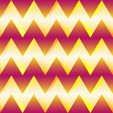 Zigzag seamless pattern with light effect Stock Illustration
