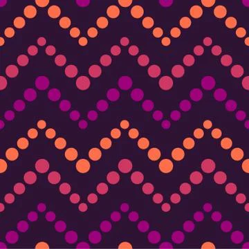 Zigzag seamless vector pattern Stock Illustration