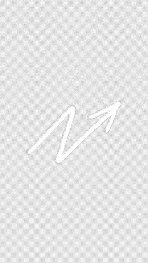 Zigzag shape hand drawn white arrow doodle animation on transparent background. Video stock 337123927