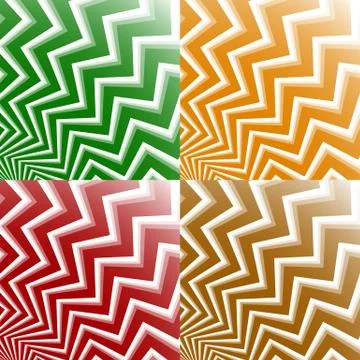 Zigzag shapes abstract background. Editable vector illustration. Stock Illustration
