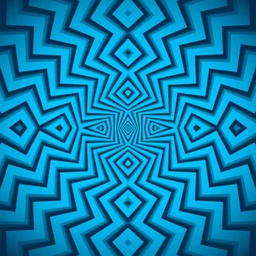 Zigzag shapes abstract background. Editable vector illustration. Stock Illustration