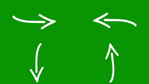 Zigzag, spiral, wave, scribble lines, drawn with pencil on green screen. Vidéo 335755887
