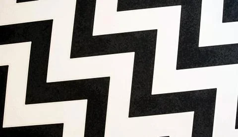 Zigzag Striped seamless pattern background. Retro style. Template for wallpap Stock Photos