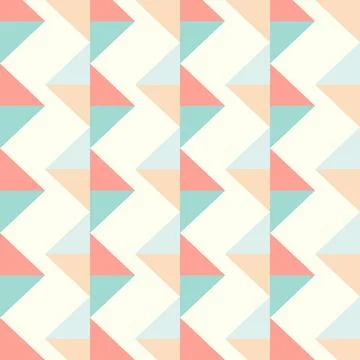 Zigzag triangle seamless pattern design for background or wallpaper Illustrazione stock
