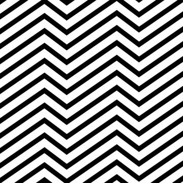 Zigzag wallpaper pattern. Modern stylish texture. Geometric background. Vecto Illustrazione stock