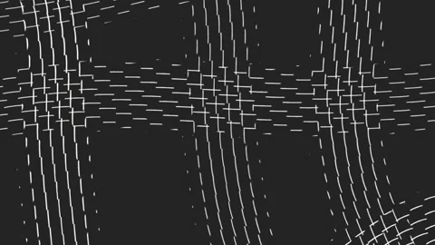 Zigzagging diagonal lines create intricate pattern Stock Footage 270406394