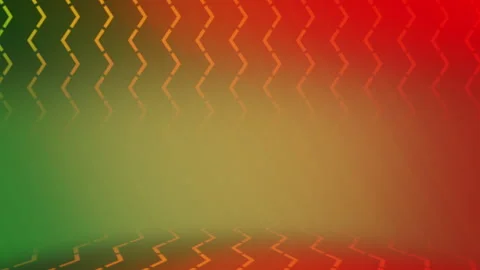 Zigzagging red, green, and yellow lines on black background 動画素材 278106684