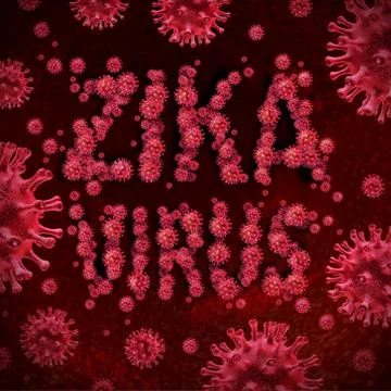 Zika Virus Concept Stock Illustration