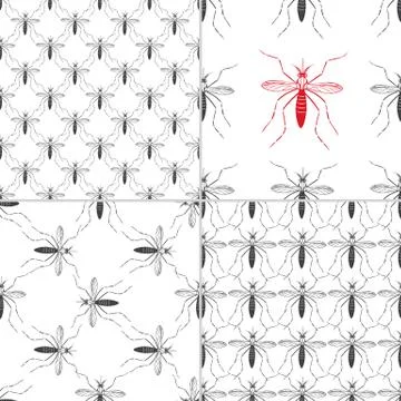 Zika virus graphic design elements. Stock Illustration