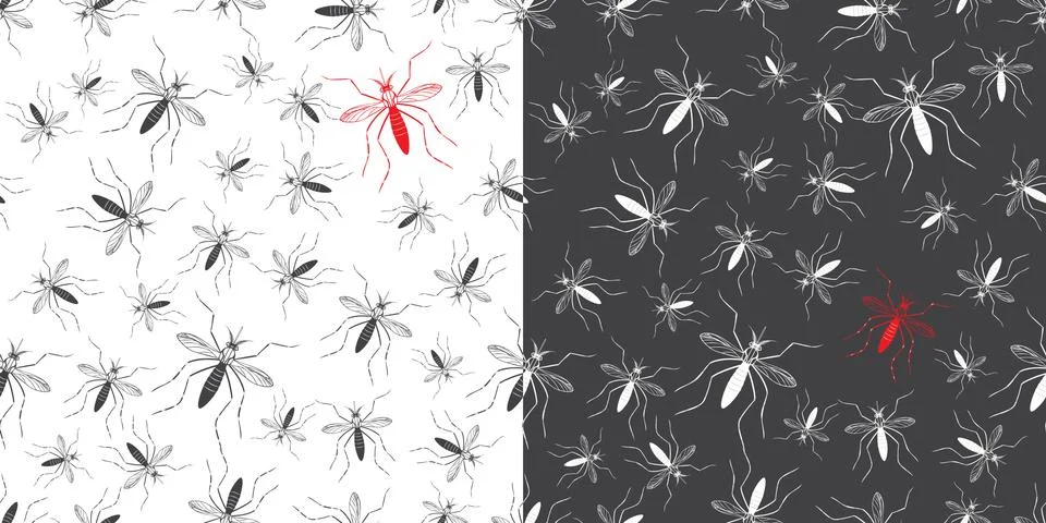 Zika virus graphic design elements. Stock Illustration