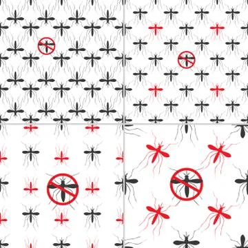 Zika virus graphic design elements. Stock Illustration
