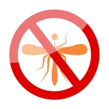 Zika Virus with mosquito over grunge graphic illustration. Illustrazione stock