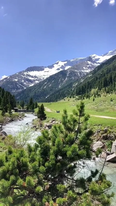 In the Zillertal mountains Stock Footage 242992724