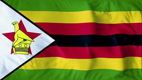 ZIMBABWE COUNTRY FLAG Video stock 282436772