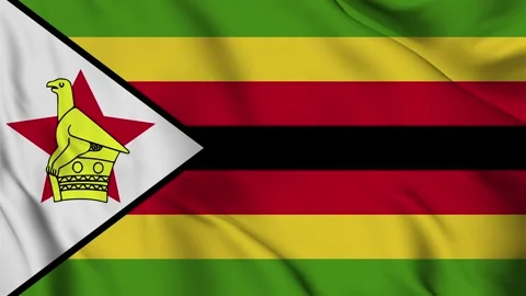 Zimbabwe flag animation for background i... | Stock Video | Pond5