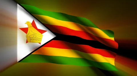 Zimbabwe Flag Stock Footage 873997
