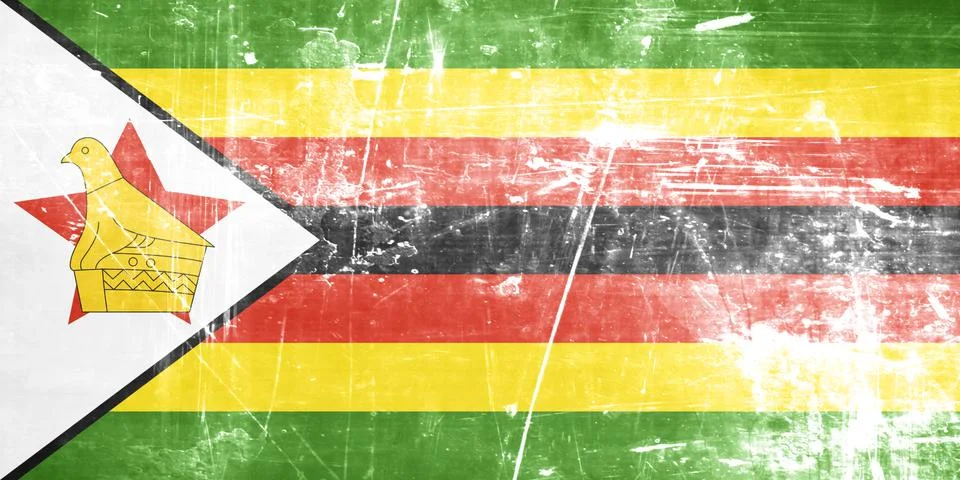 Zimbabwe flag Stock Illustration