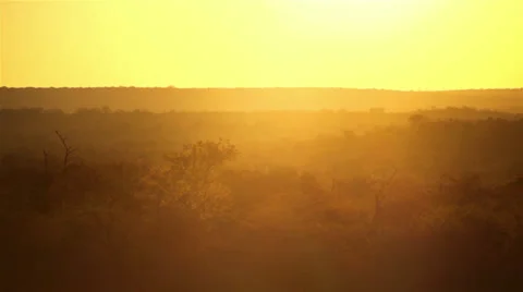 Zimbabwe Hills View At Sunset Vídeo Stock 23588324