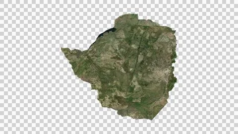 Zimbabwe Map Stock Illustration