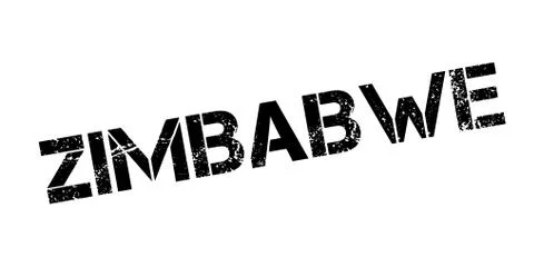 Zimbabwe rubber stamp Stock Illustration
