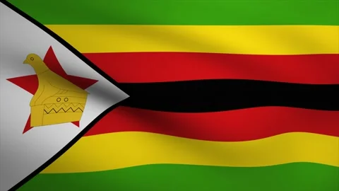 Zimbabwe Waving Flag Background Animation. Looping seamless 3D animation. M.. Stock Footage 232202681