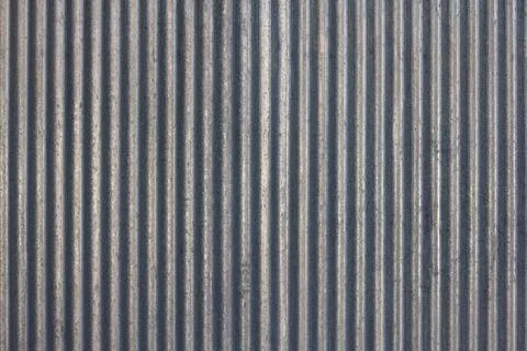 Zinc background. close up to pattern texture vertical zinc sheet. Zinc vintag Foto stock