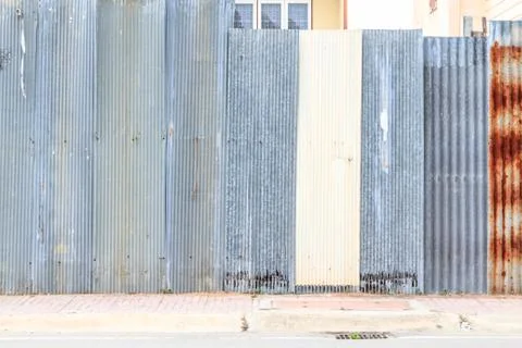 Zinc background Stock Photos