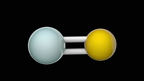 Zinc sulfide  (ZnS). Seamless loop. RGB + Alpha (Transparent) channel Stock Footage 154118771
