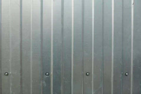 Zinc wall background with self-tapping screw 写真素材