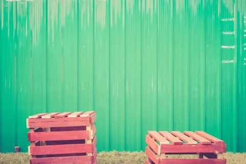 Zinc wall Stock Photos