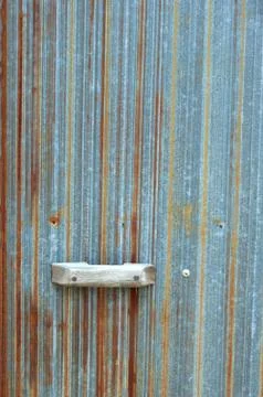 Zinc wall Fotos Stock