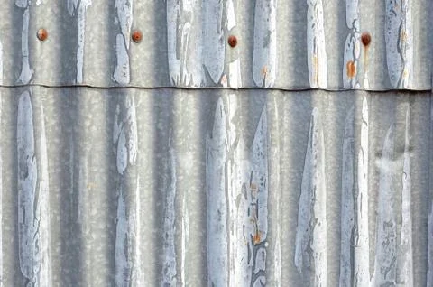 Zinc wall 库存照片