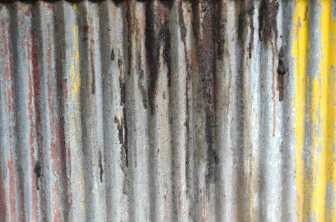 Zinc wall Stock Photos