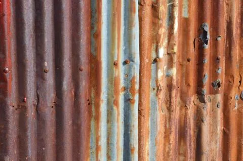 Zinc wall Stockfoto's