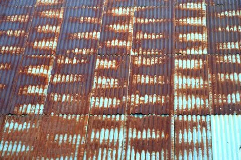 Zinc wall Stock-Fotos