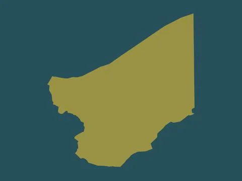 Zinder, Niger. Solid color shape Illustrazione stock