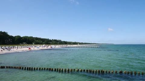Zingst, Germany,Baltic sea Stock Footage 253078705