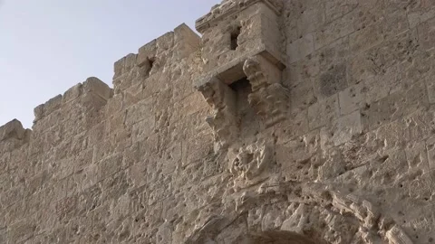 Zion Gate Jerusalem Stockbeeldmateriaal 134689216