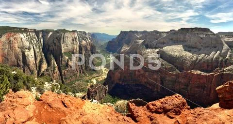Zion national park, utah usa Stock Photos