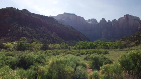 Zion pan sunset Vídeos de archivo 65966581