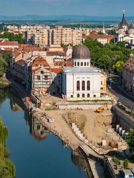 Zion Synagogue in Oradea Stock Photos