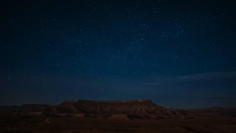 Zions Cliff Timelapse Stock Footage 114786980