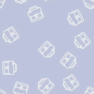 Zip business file line vector seamless pattern Stock Illustration