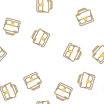 Zip business file vector seamless pattern Stock Illustration