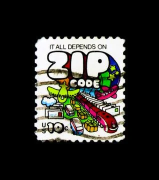 ZIP Code - Mail Transport, 1970-1974 Regular Issue serie, circa 1974 Photos