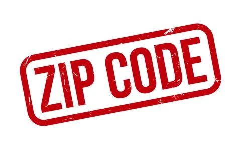 Zip Code rubber grunge stamp seal vector Stock Illustration