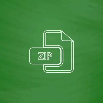 ZIP computer symbol Stock Illustration